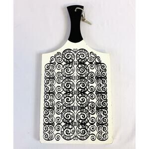 Vtg Inarco Painted Wood Cheese Cutting Board Wall Hanging Kitchen Decor Japan